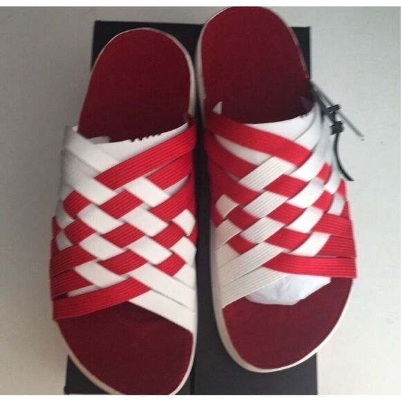 Malibu red/white Zuma Fast Times Sandals Size 11 - Picture 5 of 13